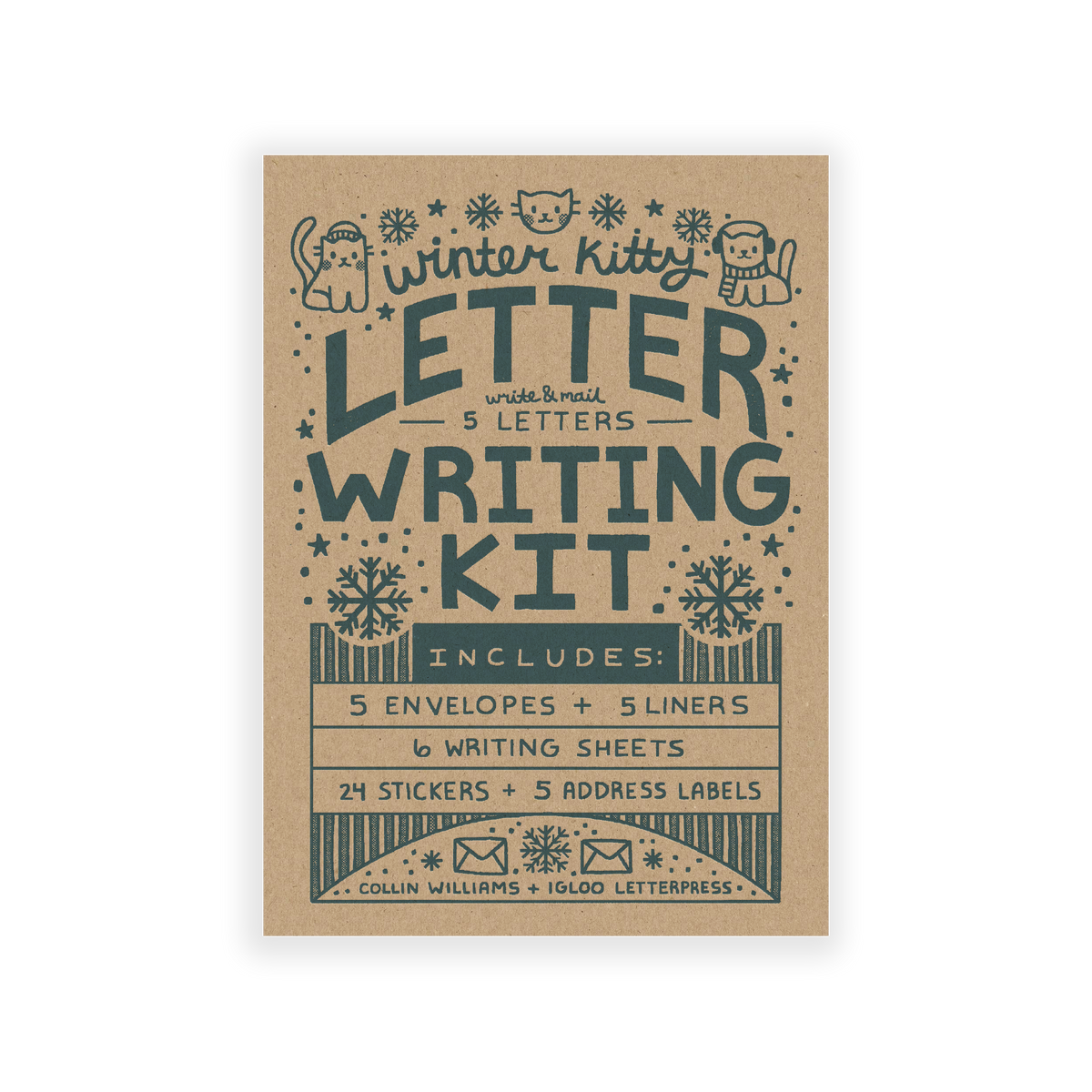Winter Kitty — Letter Writing Kit