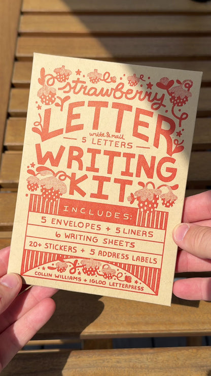 Strawberry — Letter Writing Kit
